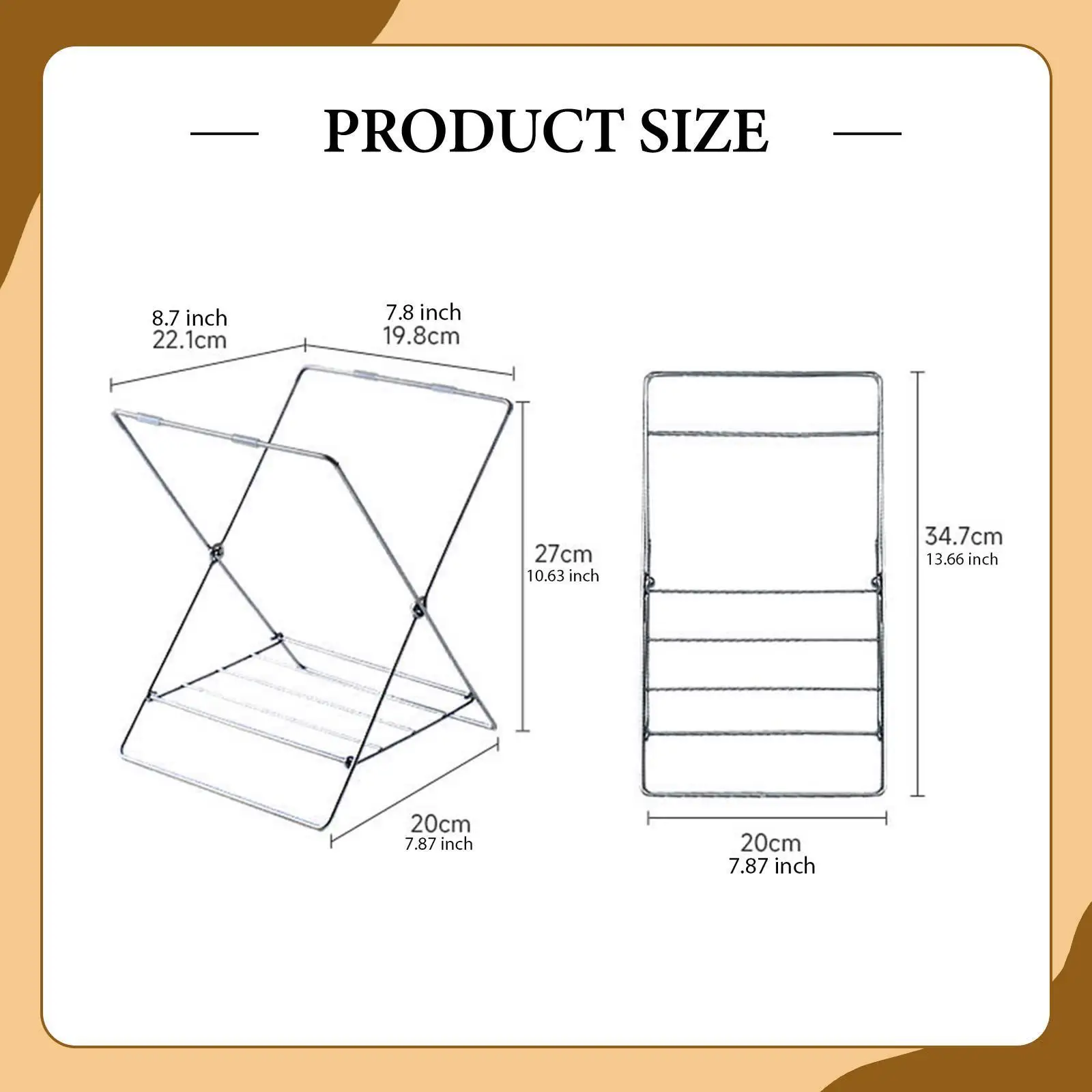 Trash Bag Holder Garbage Trash Bag Stand Heavy Duty Multifunctional Stable Versatile Portable Folding for Countertop Picnic