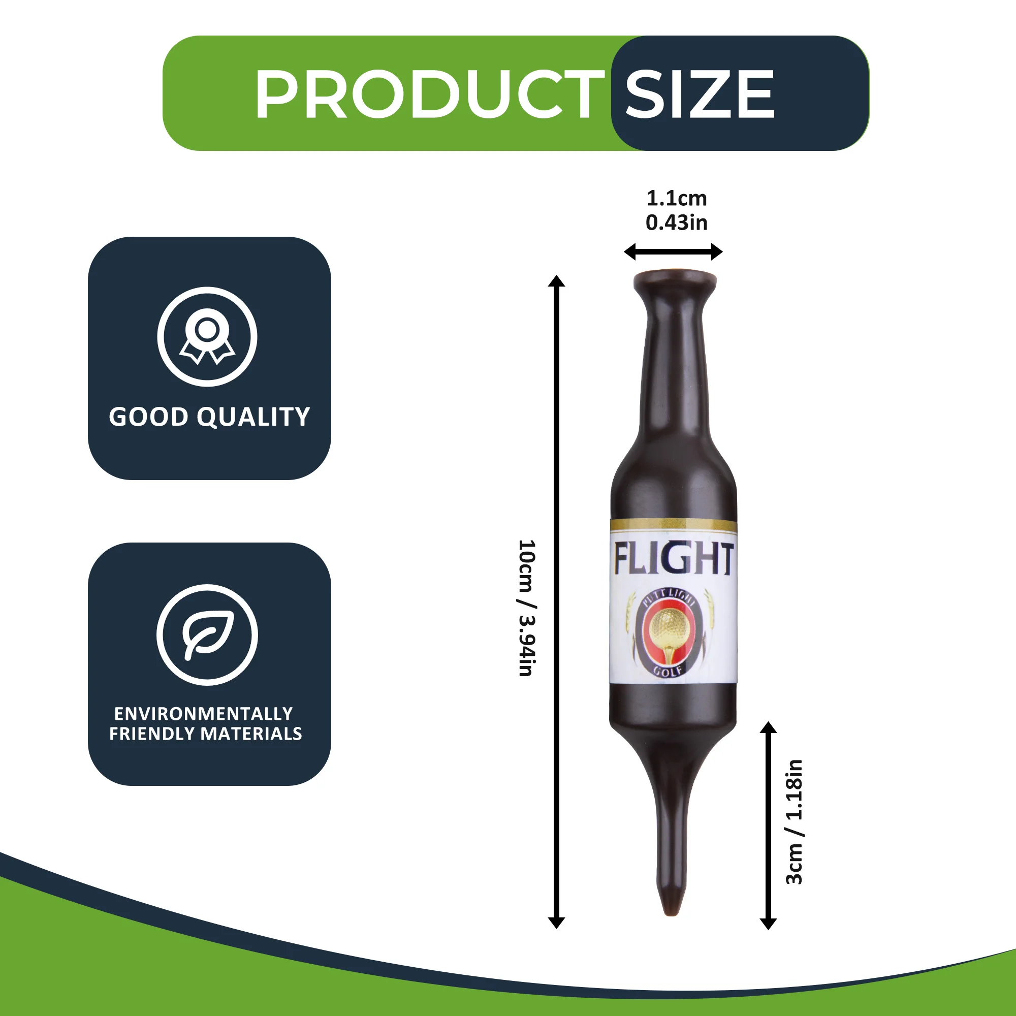 Beer Bottle Golf Tees, Funny Golf Tees, Golf Accessories Golf Gifts for Men, Party, Reduce Friction and Enhanced Stability