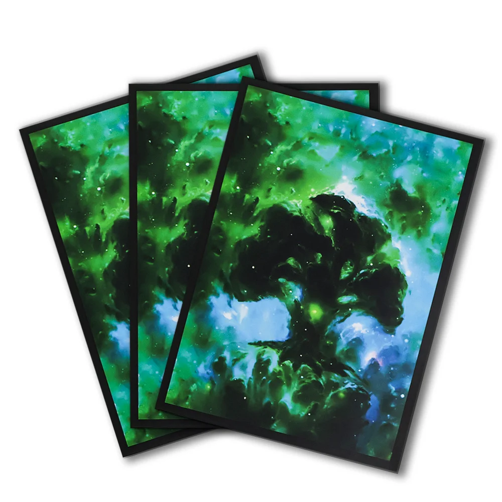 60PCS 66×91mm 멀티 스타일 아트 카드 슬리브 보드 게임 카드 보호기 PKM/MTG/PTCG 카드용 역사적 최저가