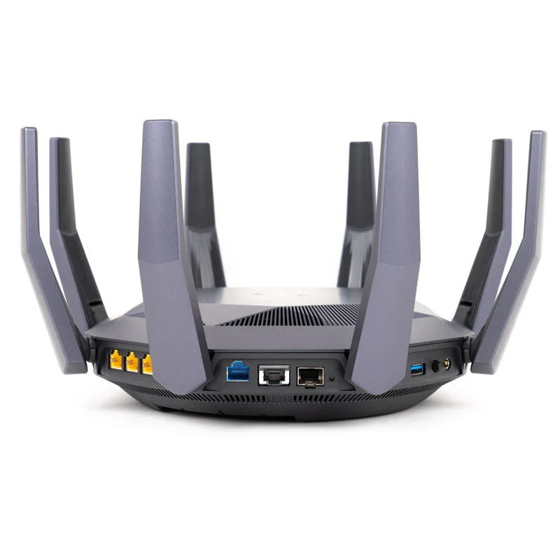 ASUS AX89X 12-stream AX6000 Dual Band WiFi 6 (802.11ax) Router mendukung MU-MIMO dan Teknologi OFDMA