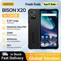 [World Premiere]UMIDIGI BISON X20 Rugged smartphone MTK Helio P60 Octa-Core 6GB 128GB 6.53\
