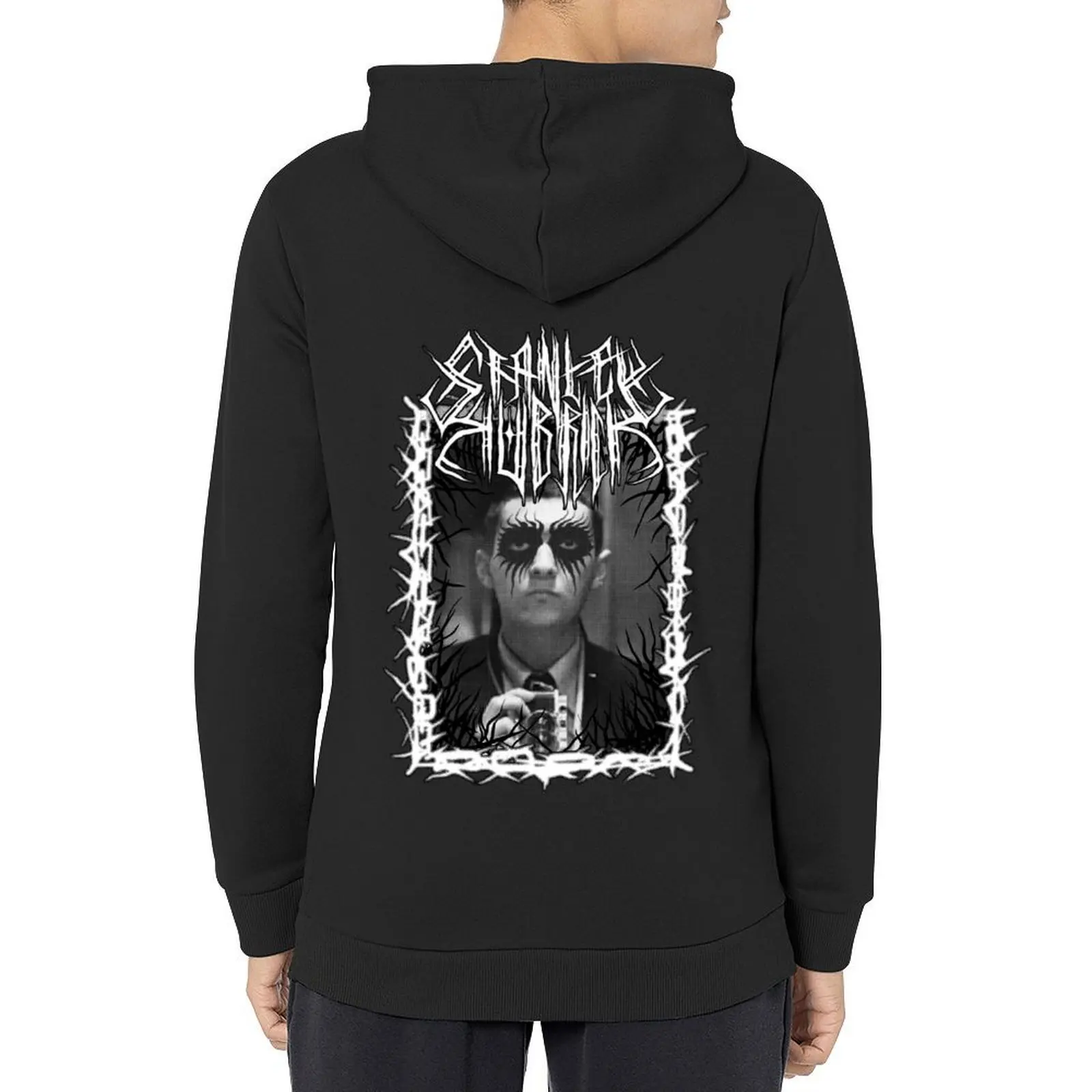 

Kubrick Metal Portrait Hoodie japanese style clothes for men men wear men clothing new hooded tee