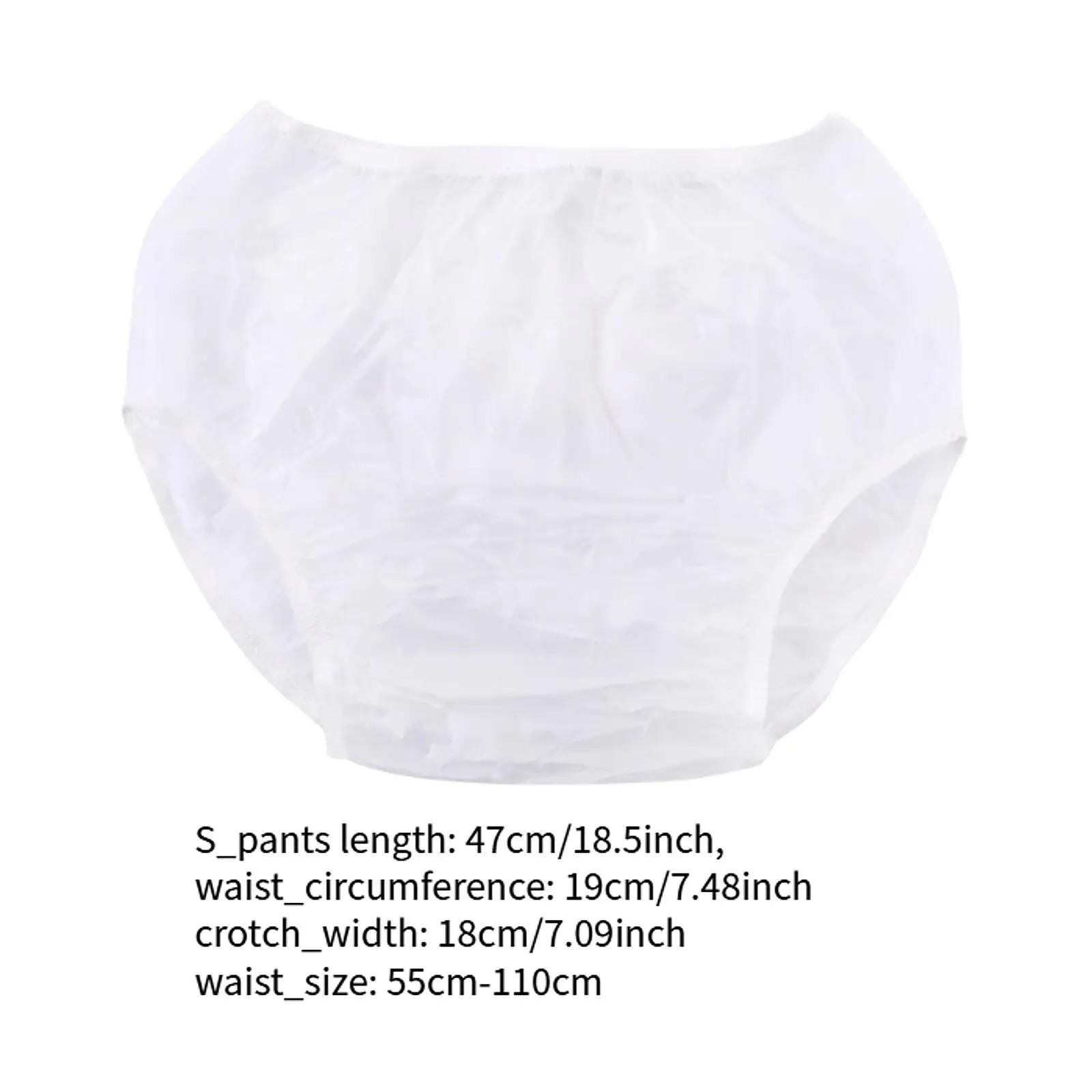 Pantaloni per incontinenza con coperchio estraibile impermeabile in vinile per adulti Protezione morbida extra impermeabile per GO ON TOP con pannolini e slip