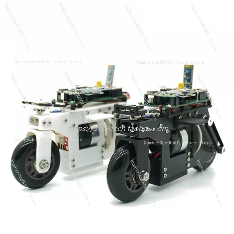 High Config Version Source STM32 Balancing Bike Cubli Inertial Momentum Wheel PID Bluetooth Remote DIY Bicycle Stable Easy Use