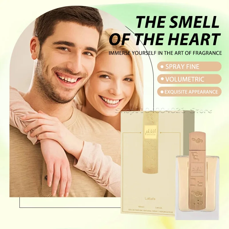 

100ML Original Arabian Perfume Lattafa Angham EDP LongLasting Fragrance Spicy Lattafa Perfume Newest Fragrance For Men For Women