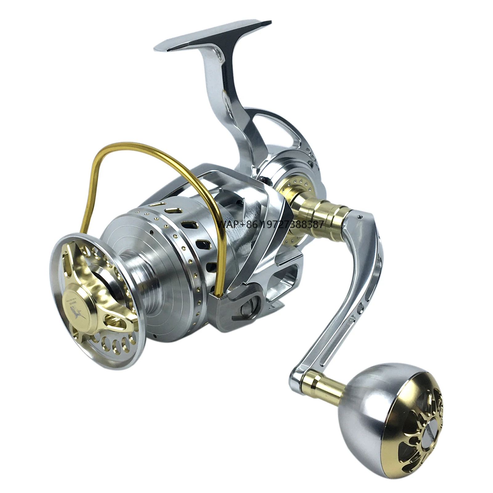 

Max Drag 30Kg 8+1BB All Metal Saltwater Casting Reels Deep Sea Tuna Boat Fishing Reel Big Game Fishing Spinning Reel