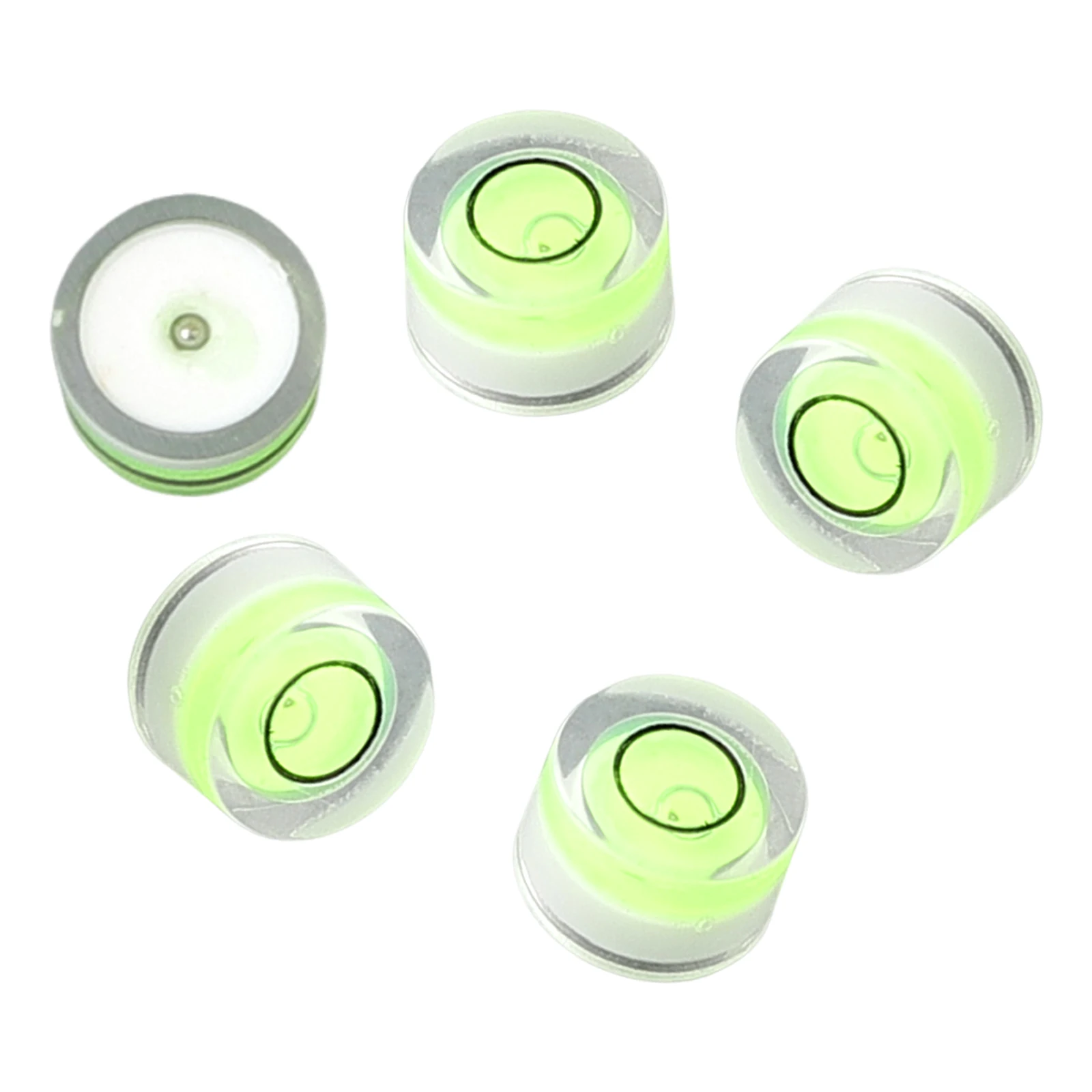 5 Pcs Round Bubble Level For Spirit Level For BULLSEYE Level Measurement Instrument Workshop Equipment Measuring Layout Tools