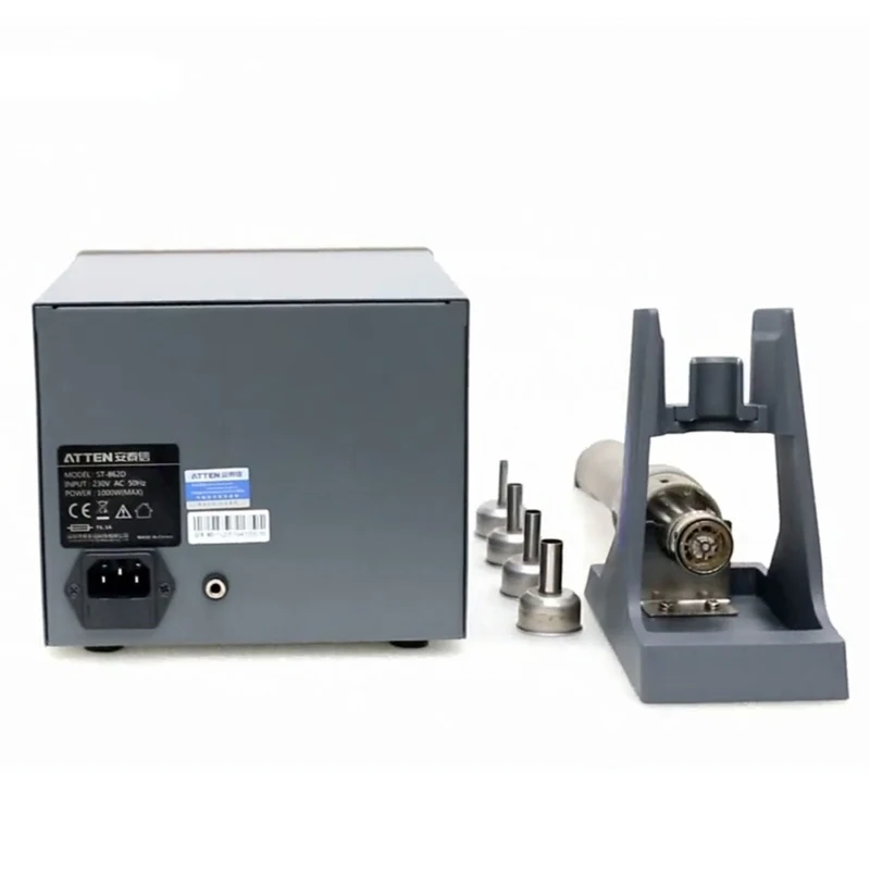 

ATTEN ST-862D BGA Chip Hot Air Soldering Desoldering Station 1000W with Intelligent Digital Display for Electronic Repair