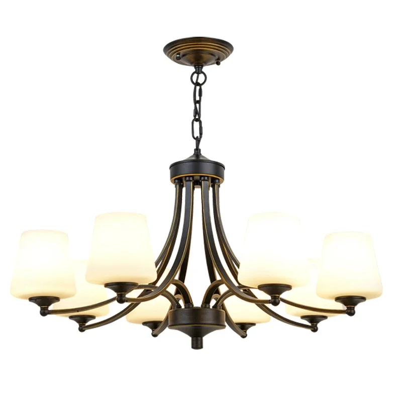 

Modern Ceiling Chandelier Lights for Loft Living Room Bedroom Kitchen American Pendant Lamps Indoor Home Decor Hanging Fixtures