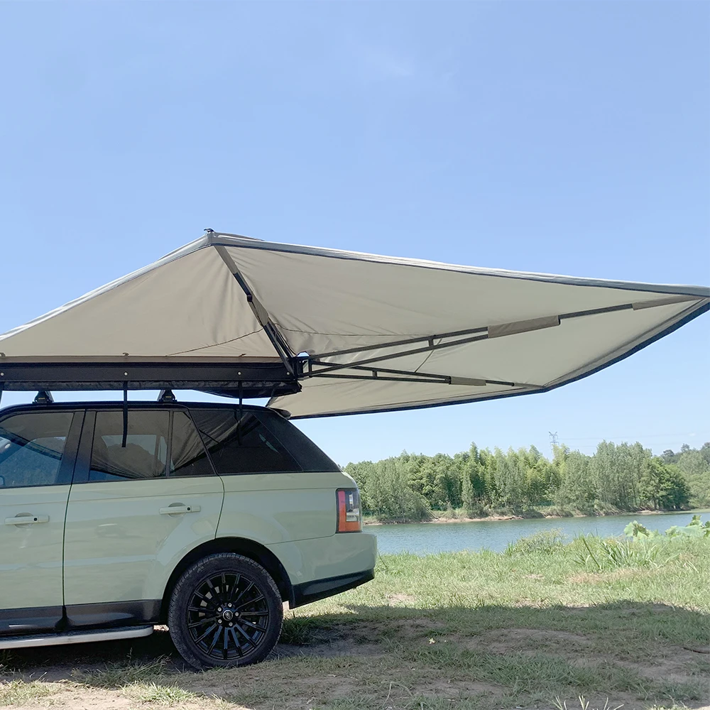 Foxwing 270 Degree Car Side Awning Without Support Standing Customized