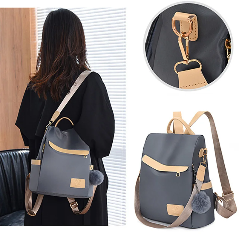 

Women Bag 2022 autumn and winter new Korean ladies backpack fashion simple anti-theft travel backpack tide generation