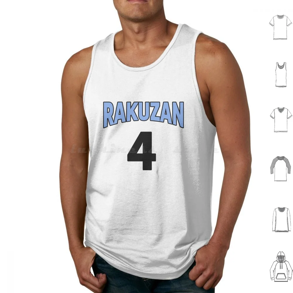 Kuroko No Basket Rakuzan 4 Akashi Jersey Anime Cosplay Japan Tank Tops Vest Sleeveless Kuroko No Basket Rakuzan 4 Akashi Anime