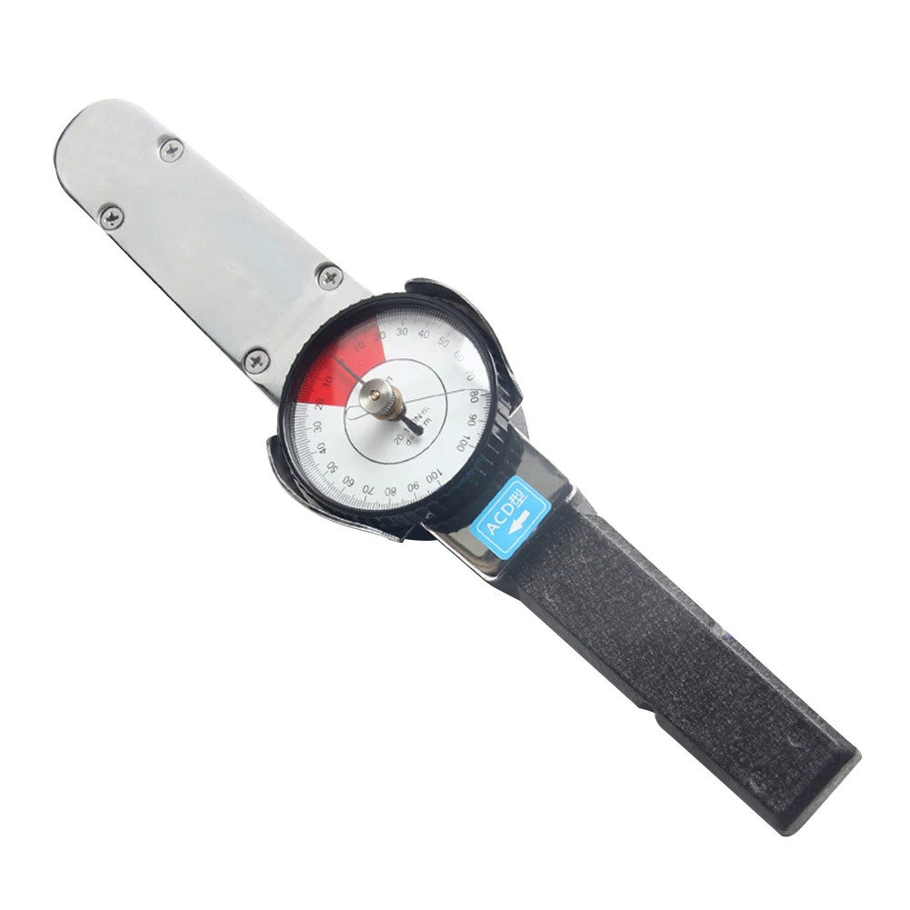 

0-100n.m Dial Indicator Torque Wrench Hard Measurement Dual Direction Metric Anti-rust Pointer Professional Alloy Steel Digital