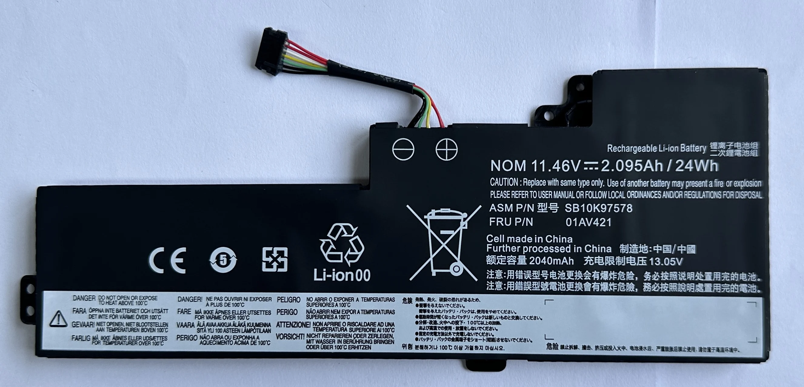 Factory outlet  01AV420 laptop battery For Lenovo ThinkPad T470 T480 A475 A485 TP25 01AV419 SB10K97576 SB10K9757801AV421 01AV489