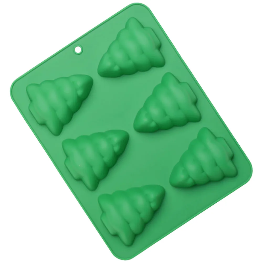 

Christmas Tree Silicone Mold Xmas Mousse Baking Casting Tray Cake Chocolate Mould Oven Refrigerator Microwave Durability