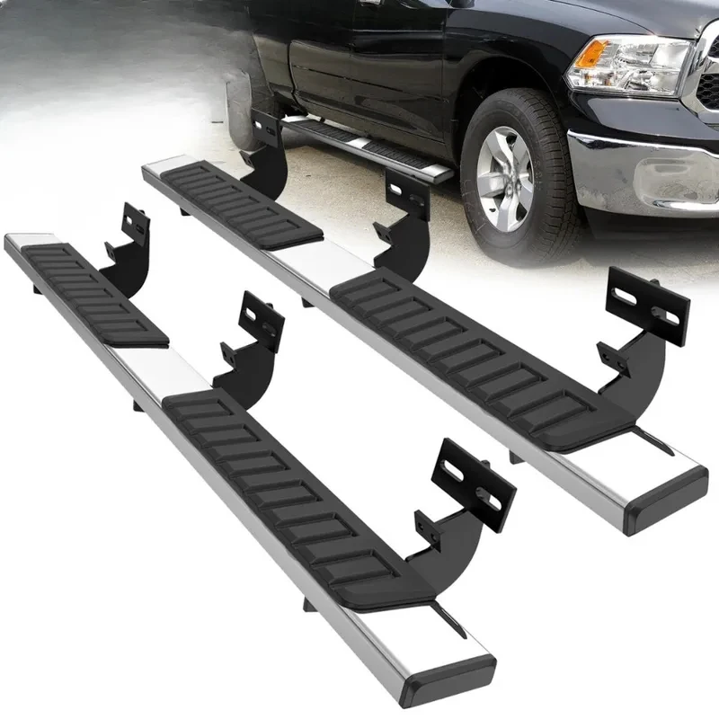 

6'' Running Boards Side Steps Fit Crew Cab 2009-2018