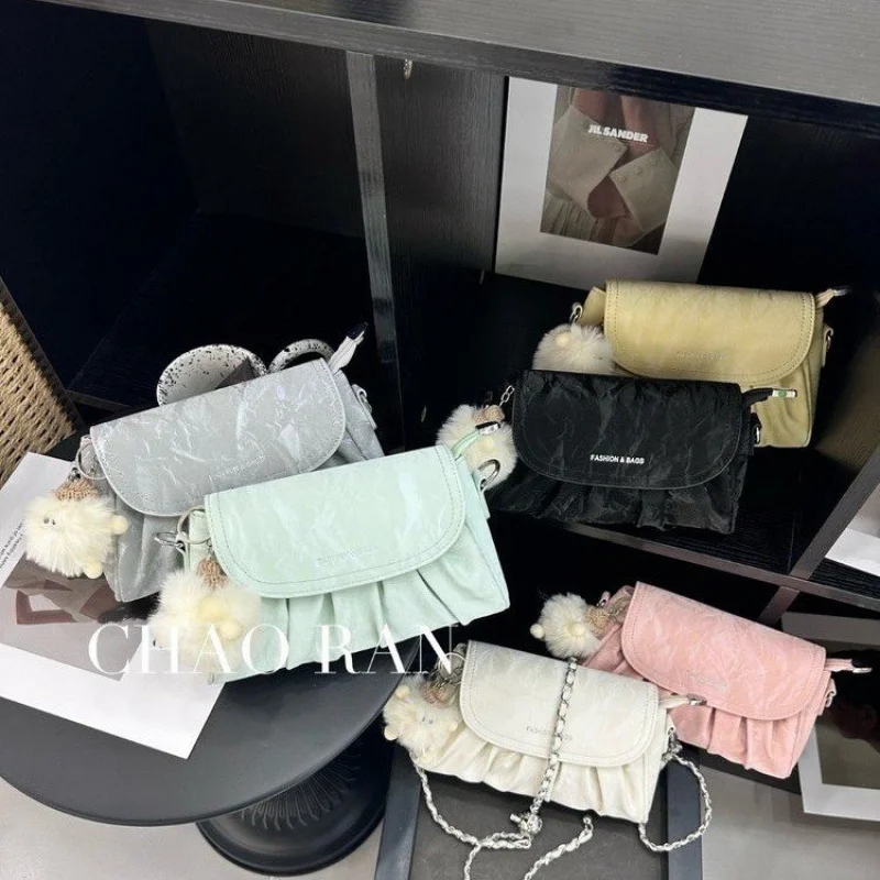 

Популярная классическая элегантная женская сумка через плечо из кожи с винтажным дизайном