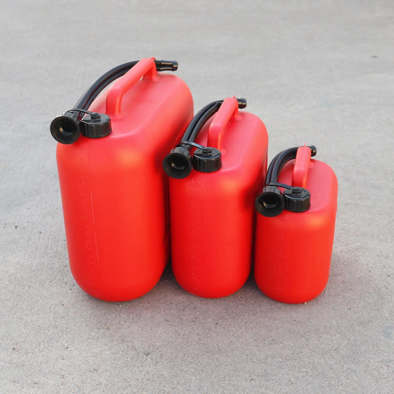 Fuel Tanks Red Plastic HDPE Container Portable Petrol Can for Motorcycle Fuel Reserve and Car Emergency Storage