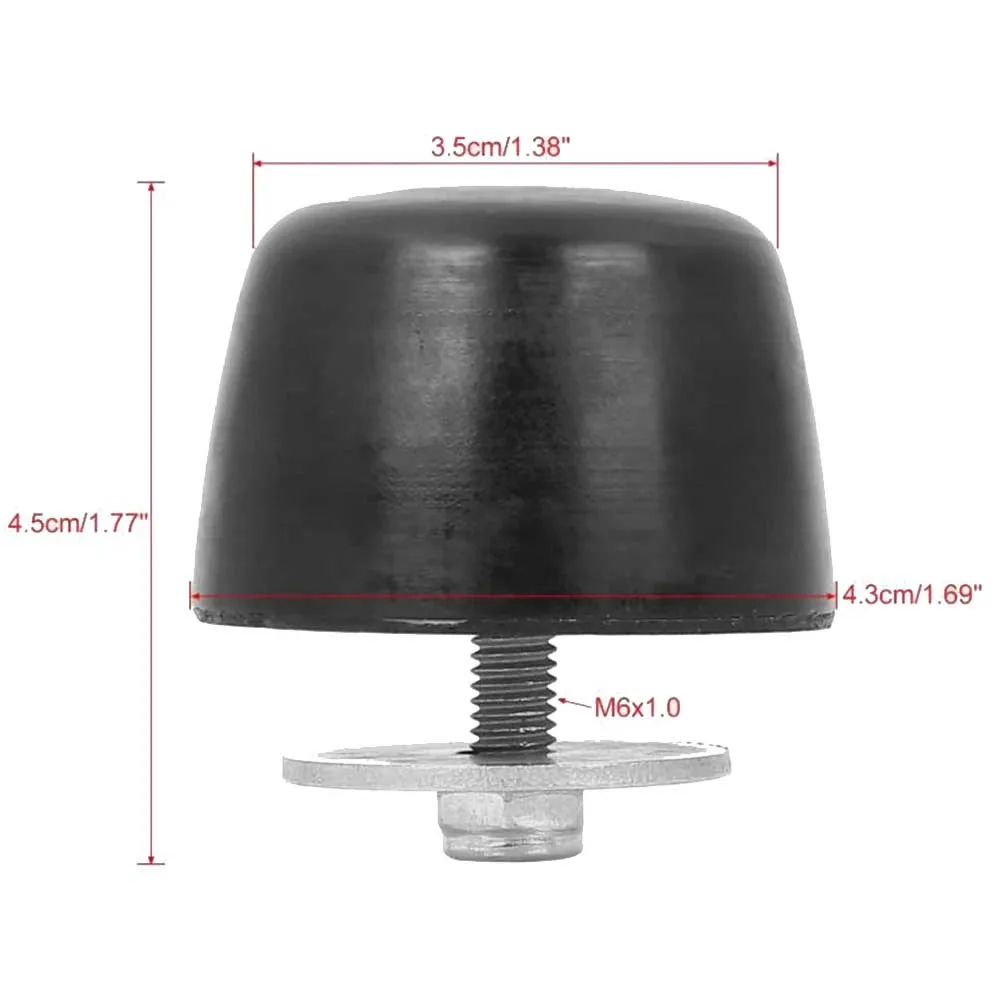 Hold-down Bracket Hood Footman Loop Rubber ABS Metal Construction Waterproof Tested Scratch Resistant For JEEP Models