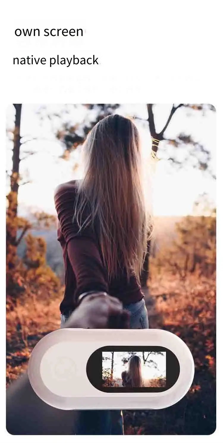 كاميرا رياضية بمشبك خلفي للدراجات النارية DVR HD ومسجل فيديو مع كاميرا عمل مغناطيسية بجيب الإبهام