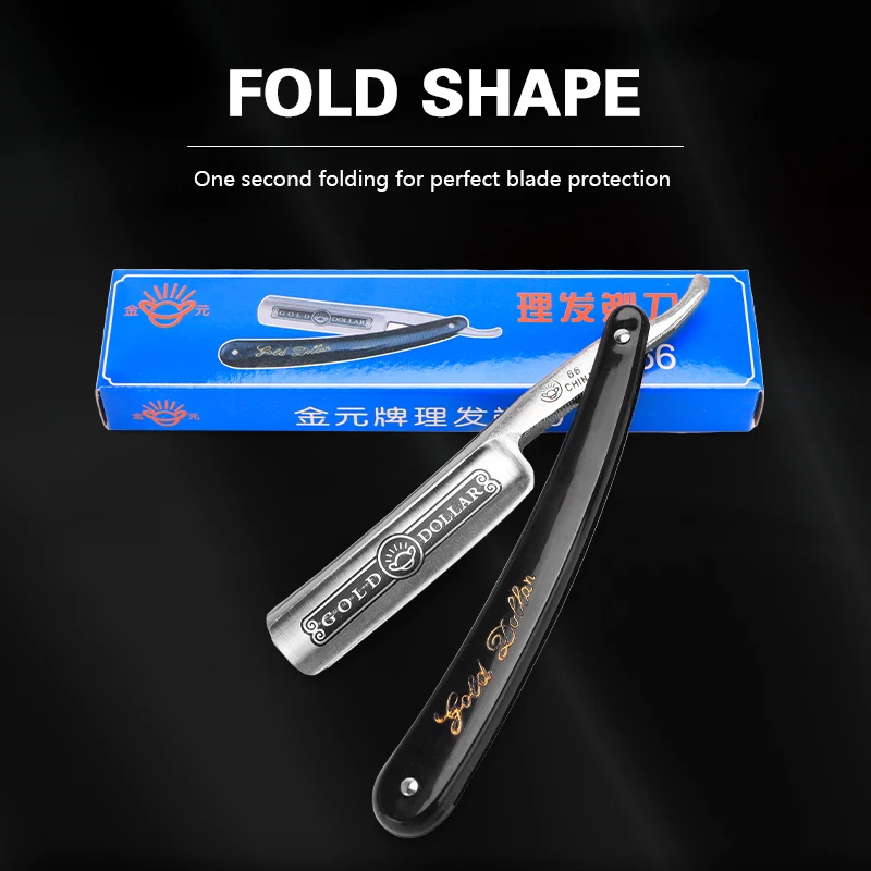 Classics Stainless Steel Shaving Straight Razor Manual Sharp Barber Razors Professional Folding Knife Shaving Shaver Tool