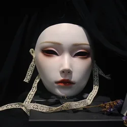 Halloween: New Ancient Women's Mask, Men's Mask, Han Costume Party Dressing National Style Full Face Ancient Dance Art Props