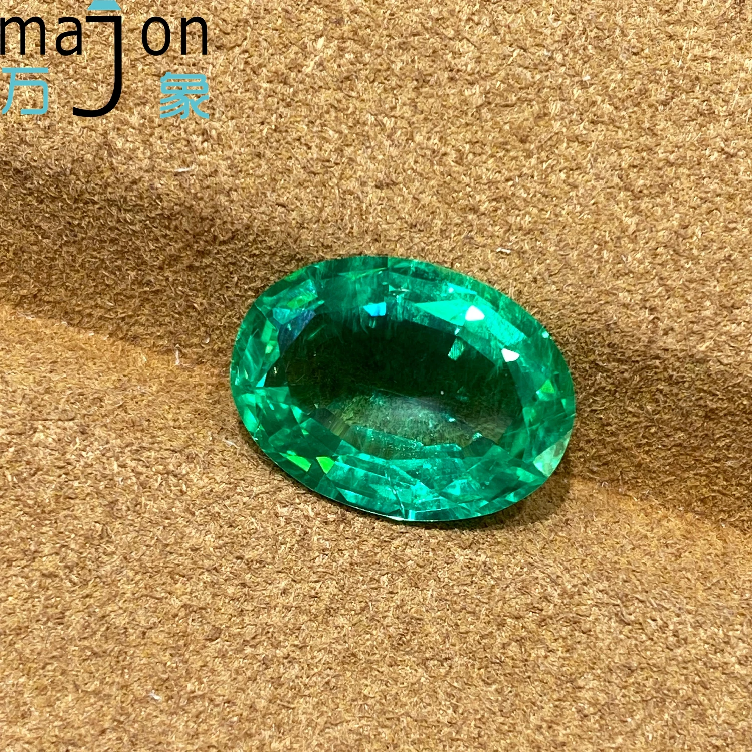 

Выращенный в лаборатории колумбийский изумрудный камень овальной огранки, высокое качество, идеально подходит для колец и ожерелий, сертификат AGL на выбор