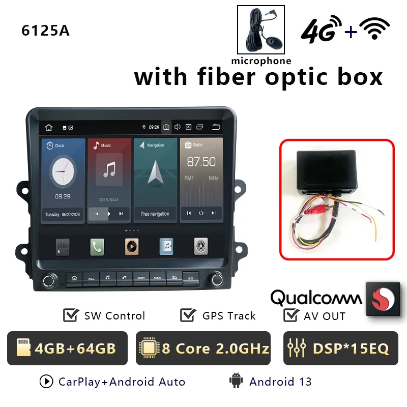CHSTEK Android 14 Autoradio Carplay für Porsche Cayman 981 918 911 Boxster 718 982 997 991.1 992.1 Stereo GPS Navi WIFI 4G BT FM