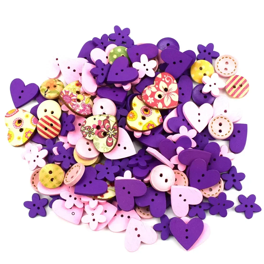 

50 шт. деревянные пуговицы для рисования для поделок, скрапбукинга, шитья, пуговицы для одежды, сделай сам, принадлежности для детской одежды, аксессуары для скрапбукинга