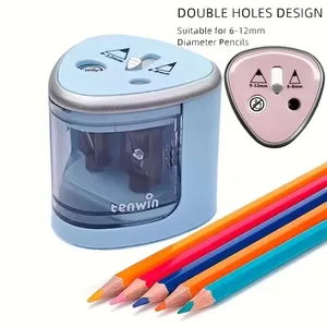 Dual Hole, convenient, fast, easy to sharpen, dual-hole, 6-12mm pencil, 1pc 10 Main Sales Pencil Parent - №4