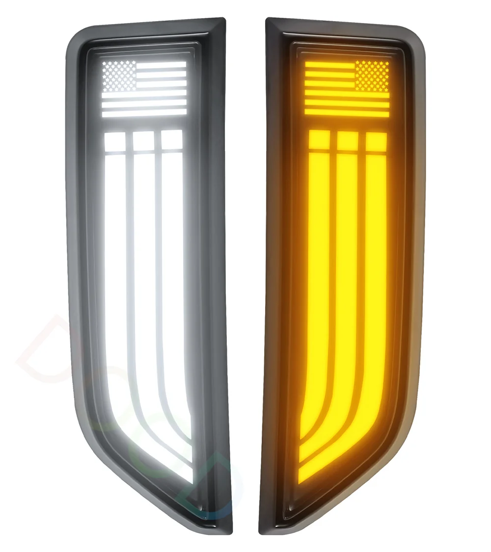 

Боковые вытяжки, вентиляционные указатели поворота, подходят для Ford Bronco Sport Fender 2021-2025 гг., указатель поворота, дневные огни, аксессуары