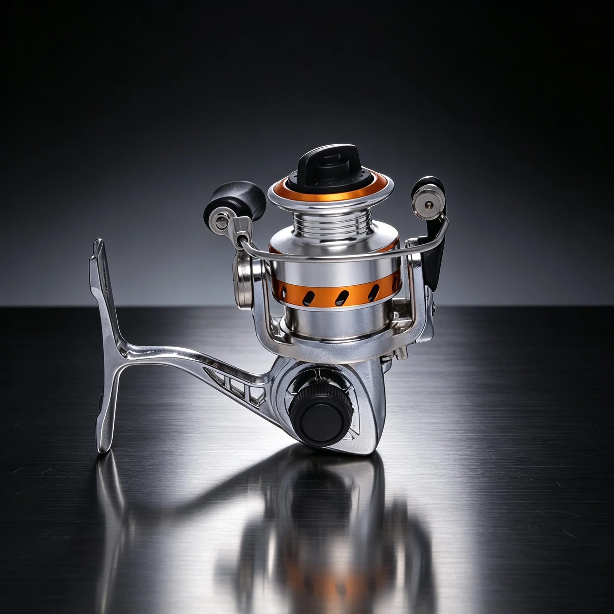 1Pc Mini Metal Spinning Reel 4.3:1 Gear Ratio, Lightweight Hand Crank Micro Fishing Wheel for Ice & Lure Fishing