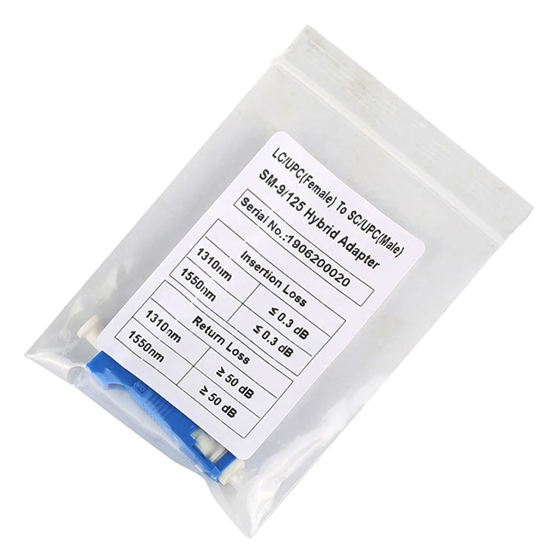 1pc LC-SC Singlemode Simplex Fiber Optic Adapter LC Female To SC Male Fiber Optic Adapter Connecter SC Male To LC Female