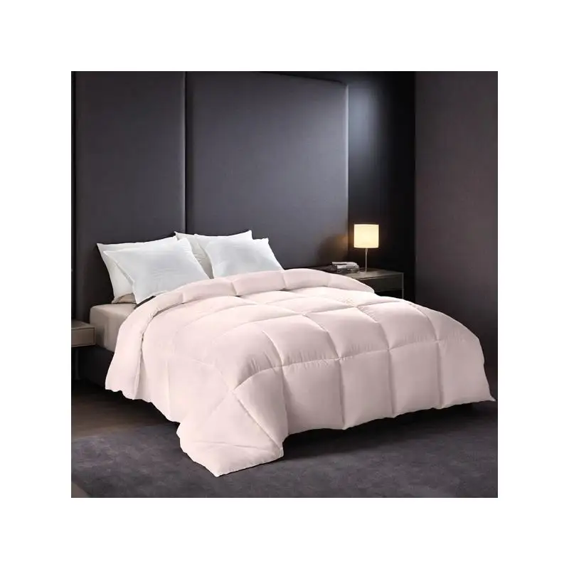 

Oversized Thick Pink Duvet - Enhanced warmth, cozy & comfy for bedrooms and hotels. Machine washable, great for Christmas