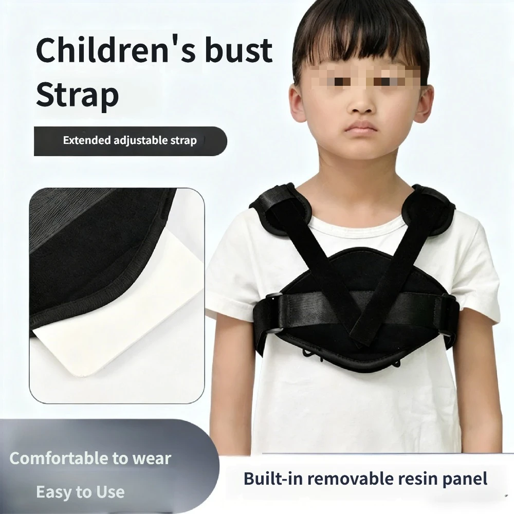 1Pc Children Pectus Carinatum Strap for Sternal Fracture Fixation Chest Injury Postoperative Rehabilitation Support Strap