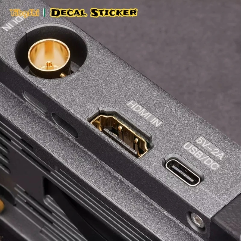 ل Vaxis Atom 500SDI نظام نقل الفيديو اللاسلكي ملصق مائي الجلد الفينيل واقية ملصق حامي معطف