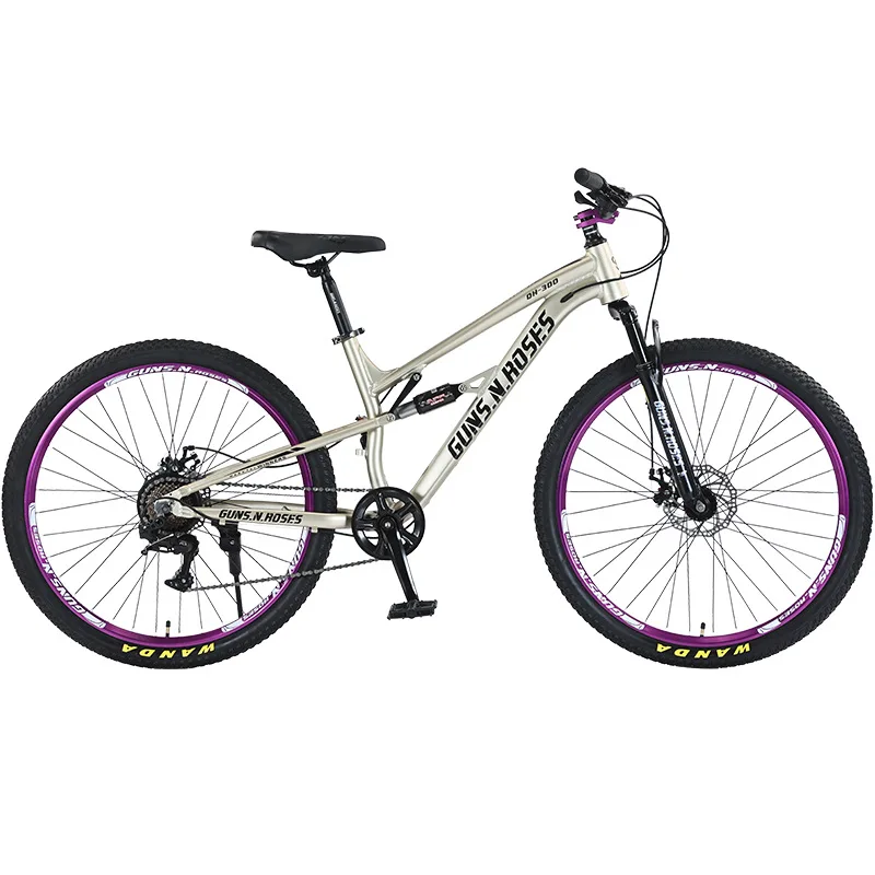 

27.5-inch 26-inch Aluminum Alloy Soft Tail Mountain Bike Oil Disc Brake Shock-Absorbing Bicycles