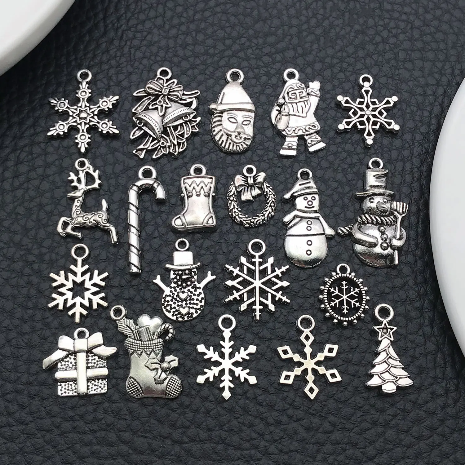 

Mix 20pcs/Ancient Silver Christmas Set Series Fashion Jewelry Making Fashion DIY Back to School Halloween Thanksgiving Accessory