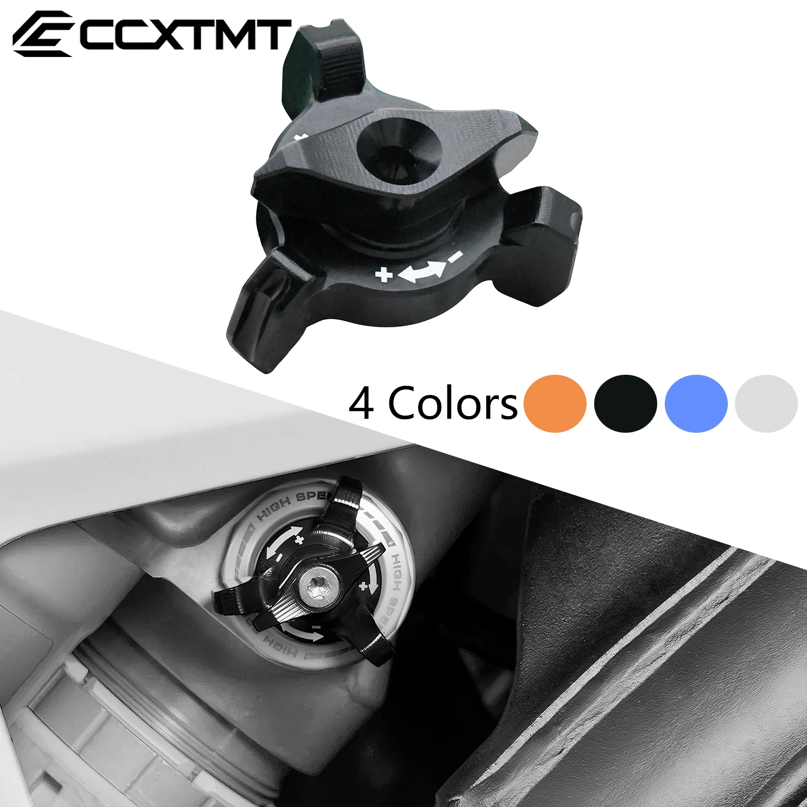 Para Husqvarna TE250 FE250 TC250 FC250 TX250 FX250 TX FX TE FE TC FC Para KTM SX SXF XC XCF EXC Ajustador de Amortiguador Trasero CNC