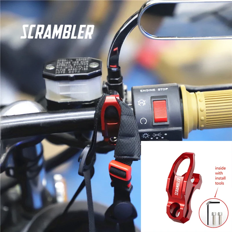 

For Ducati Scrambler 400/800/1100 2014-2019 Series Motorcycle Modification Accessories Handlebar Helmet Duffel Bag Storage Hooks