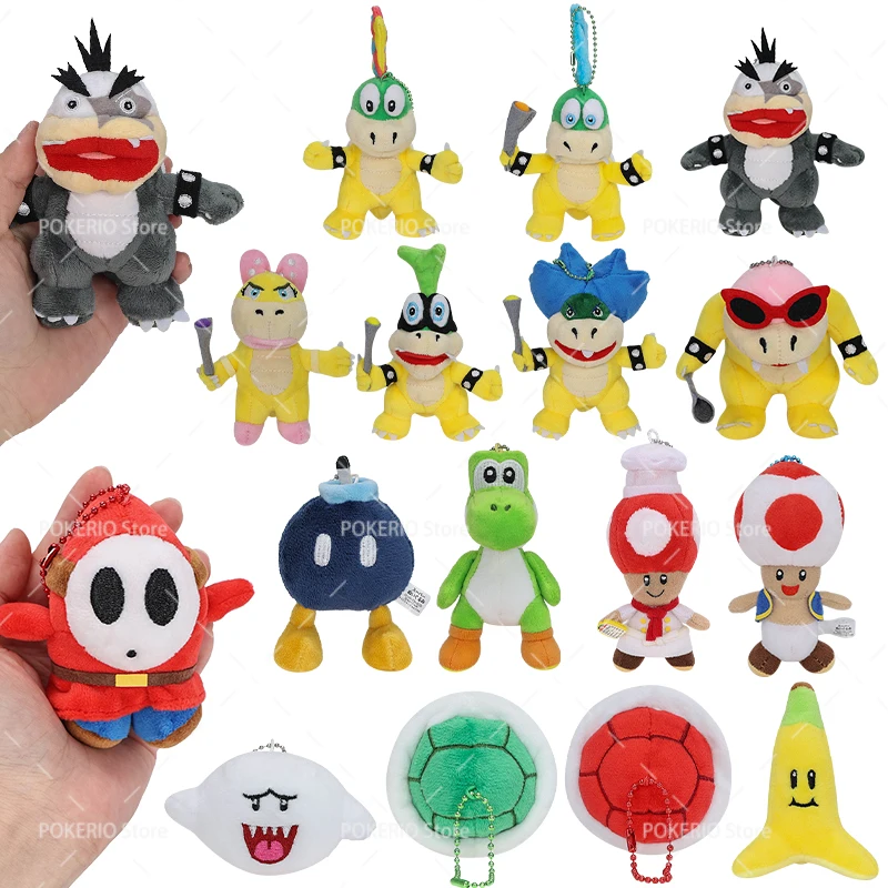 Kawaii ماريو أفخم قلادة سوبر ستار خجولة غي بوب أومب العلجوم كوبا تروبا يوشي دمية ظهره المفاتيح قلادة تحصيل هدية