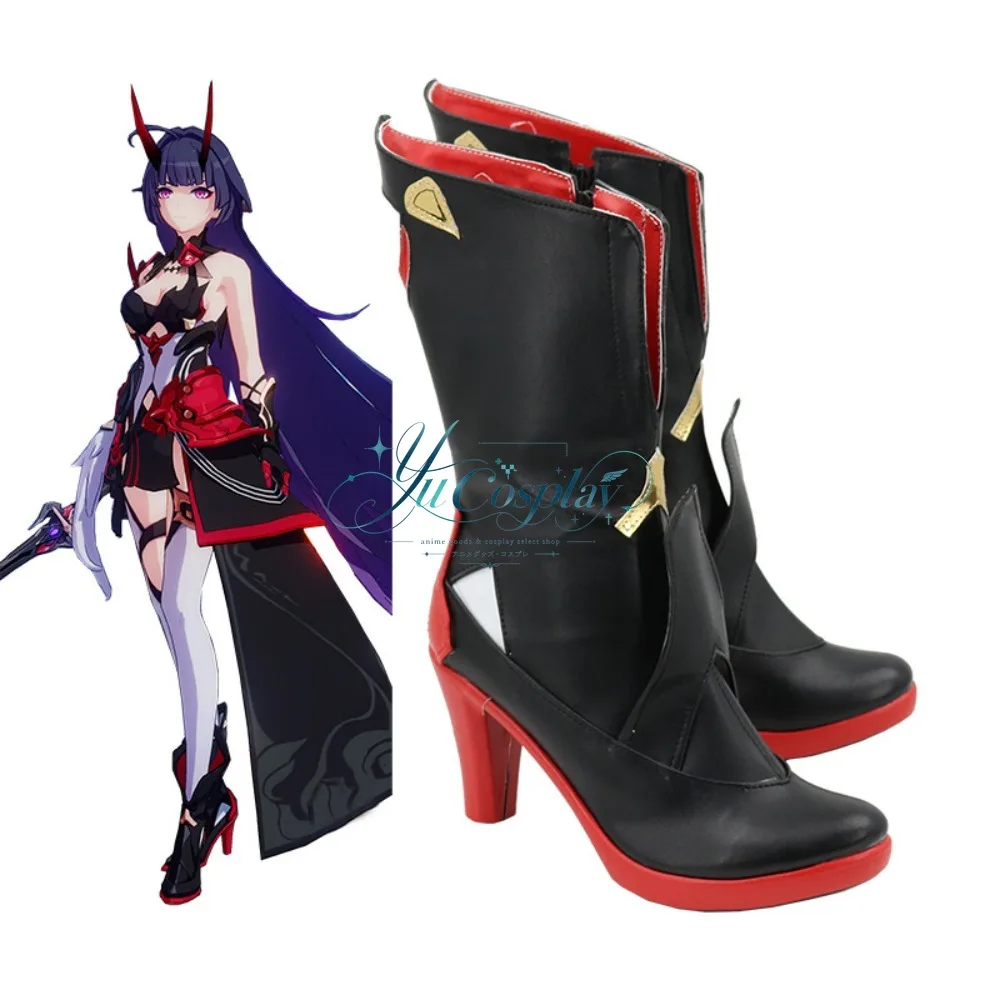Honkai Impact 3rd Herrscher of Thunder Cosplay Shoes Character Boots Fantasy Game Footwear for Stage Event