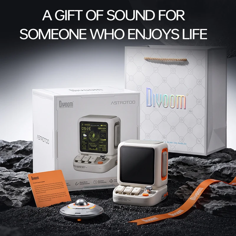 Divoom AstroToo Pixel Art Bluetooth Speaker with Smart Display