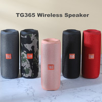 Outdoor Speaker Riding TG365 Portable Bluetooth Wireless Column 10W Dual Bass LED FM AUX BT TF Home Music Player For Camping