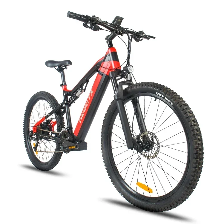 Electric Bicycle Heda-TX19 1000W 48V19.2AH Hydraulic Brake E-Bike Full Suspension 27 Speed ​​No Transmission T1 Electric Bike image 3