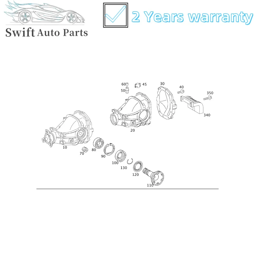 

Для MERCEDES R230 SL63 AMG 2009-2012 ЗАРЯДКА ЗАДНЕЙ ОСИ A2303505814