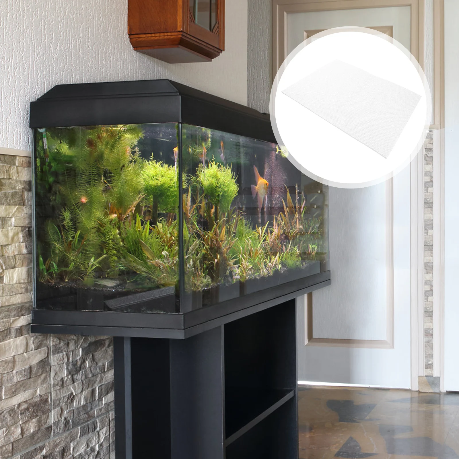 

Fish Tank Pad Aquarium Bottom Mat Non slip Foam Terrarium Cushioning Accessories Home Use Smooth Material Wear Resistance Thick