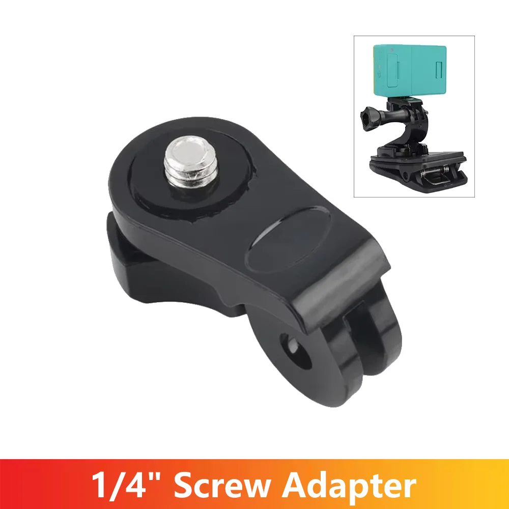 

Universal 1/4" Screw Conversion Adapter Mount For GoPro 13 12 11 10 9 8 SJCAM AKASO Insta360 DJI Osmo Action Camera Accessories