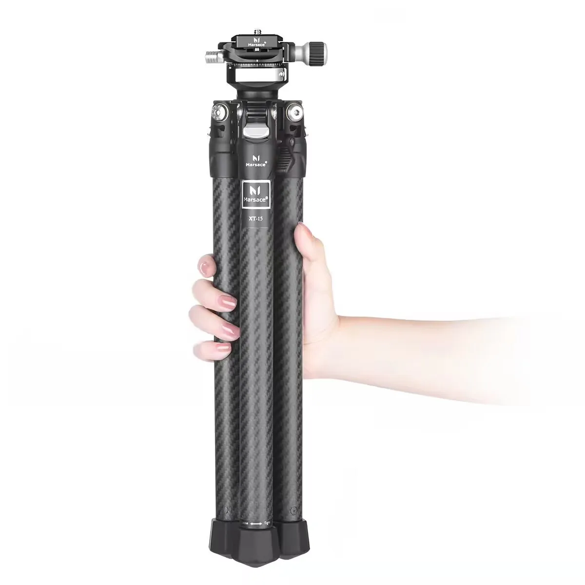 

Marsace XT-15 Ultra-Light Full-Size Portable Travel Tripod Kit One-Twist Lock Tripod With DP-50 Quick Release Plate