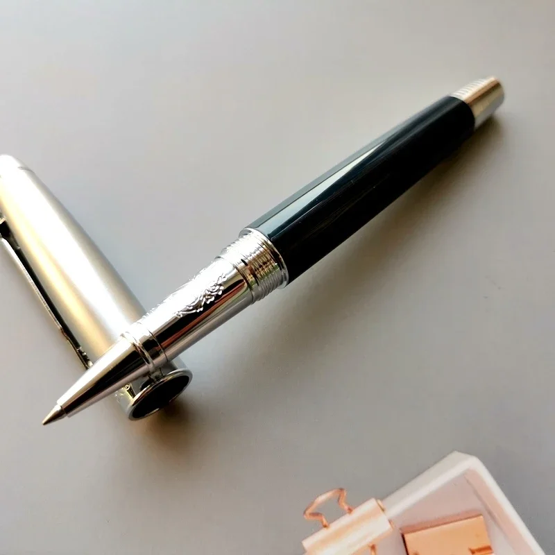 قلم رولربال معدني من MB ، جل أعمال ، أدوات مكتبية عالية الجودة ، قلم كتابة ، لوازم مكتبية ، كتاب ، أسود ، أخضر ، أقلام #5